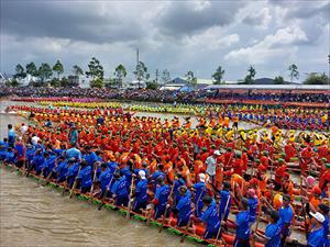 Lễ hội Oóc Om Bóc - Đua ghe Ngo tỉnh Sóc Trăng 2023 có 46 đội tham gia