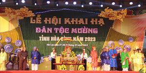 Độc đáo Lễ hội Khai hạ dân tộc Mường tỉnh Hoà Bình năm 2023