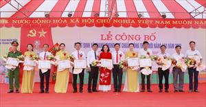 Thanh Phong đạt chuẩn xã nông thôn mới nâng cao