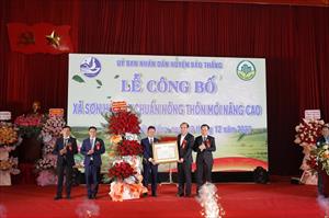 Xã đầu tiên của Lào Cai đạt chuẩn NTM nâng cao theo Bộ tiêu chí mới