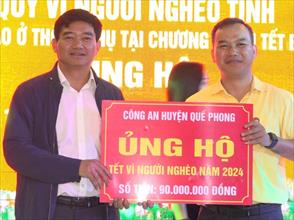 Huyện Quế Phong: “Chung tay vì người nghèo - Tết Giáp Thìn 2024”