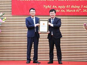 Nghệ An: Trao Giấy chứng nhận đăng ký đầu tư Dự án 750 tỷ đồng