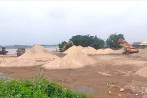 Vĩnh Tường: Đất nông nghiệp bị “biến tướng” thành bến bãi kinh doanh cát sỏi