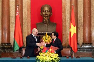 Tuyên bố chung Việt Nam- Belarus: Củng cố và phát triển toàn diện quan hệ hai nước