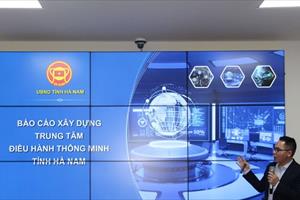 Hà Nam giới thiệu các tiện ích tại Trung tâm điều hành thông minh