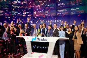 VinFast chính thức niêm yết trên sàn Nasdaq với giá trị vốn hóa hơn 23 tỷ USD