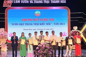 Chung kết Cuộc thi “Vườn đẹp, trang trại kiểu mẫu” tỉnh Thanh Hoá năm 2023
