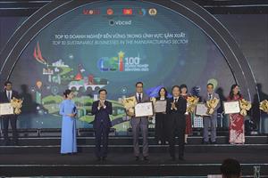 Nestlé Việt Nam dẫn đầu trong Top 100 Doanh nghiệp Bền bững năm 2023