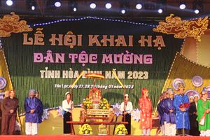 Độc đáo Lễ hội Khai hạ dân tộc Mường tỉnh Hoà Bình năm 2023