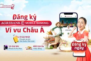 Cơ hội trúng iPhone 14 promax và chuyến du lịch châu Á cùng Agribank E-Mobile Banking