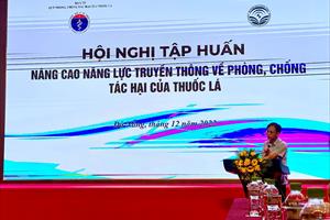 Tập huấn truyền thông về phòng chống tác hại của thuốc lá tại Đà Nẵng