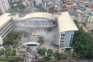 Vụ cháy tại Trường Tiểu học Yên Hòa: Khẩn trương, kịp thời, đảm bảo an toàn cho thầy và trò