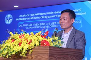 Cục Báo chí tổ chức lớp tập huấn “Báo chí dữ liệu” tại Bình Định
