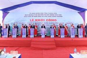 Thanh Hoá khởi công tuyến đường giao thông hơn nghìn tỷ đồng