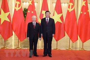 Tổng Bí thư hội đàm với Tổng Bí thư, Chủ tịch Trung Quốc Tập Cận Bình