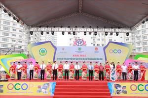 Khai mạc sự kiện giới thiệu sản phẩm OCOP gắn với văn hóa các tỉnh Đồng bằng sông Hồng tại Hà Nội