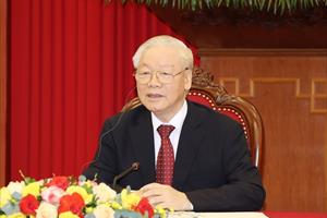 Tổng bí thư Nguyễn Phú Trọng: Bước vào năm 2023 với niềm tin mới, khí thế mới, quyết tâm mới
