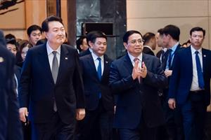 Thủ tướng: Kỳ vọng hợp tác kinh tế Việt Nam-Hàn Quốc đạt kết quả gấp 3, 4 lần hiện nay