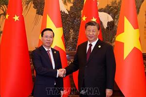 Chủ tịch nước Võ Văn Thưởng hội kiến Tổng Bí thư, Chủ tịch Trung Quốc Tập Cận Bình