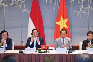 Thủ tướng Phạm Minh Chính và Tổng thống Indonesia kêu gọi doanh nghiệp 2 nước tăng cường hợp tác, đầu tư
