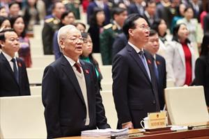 Tổng Bí thư Nguyễn Phú Trọng dự phiên khai mạc Kỳ họp bất thường của Quốc hội