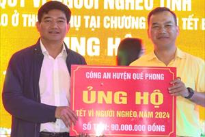 Huyện Quế Phong: “Chung tay vì người nghèo - Tết Giáp Thìn 2024”