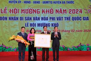 Thanh Hoá đón nhận 2 di sản là Di sản phi vật thể Quốc gia