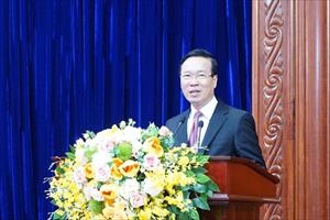 Chủ tịch nước Võ Văn Thưởng thăm và làm việc tại tỉnh Hà Nam