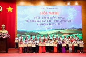 Quảng Ninh khen thưởng 130 hộ nông dân xuất sắc giai đoạn 2020 - 2022