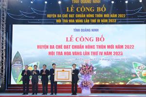 Huyện Ba Chẽ (Quảng Ninh) đạt chuẩn nông thôn mới