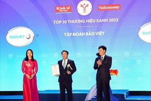 Tập đoàn Bảo Việt dẫn đầu trong Top 10 Thương hiệu Xanh năm 2022