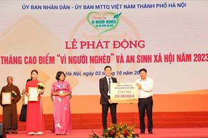 Doanh nghiệp chung tay cùng chính quyền thành phố Hà Nội trong xóa đói giảm nghèo