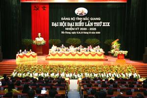 Khai mạc phiên trù bị Đại hội Đại biểu Đảng bộ tỉnh Bắc Giang lần thứ XIX