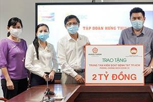 Hưng Thịnh trao tặng 2 tỷ đồng cho Trung tâm Kiểm soát bệnh tật TP. Hồ Chí Minh hỗ trợ phòng, chống dịch Covid-19