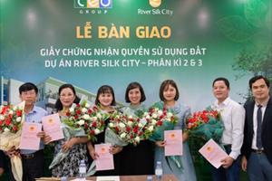 Sổ đỏ hoàn thiện - River Silk City Sông Xanh trở thành tâm điểm đầu tư tại Hà Nam