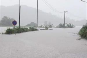 Phú Yên: Mưa lớn cộng thủy điện xả lũ gây áp lực ngập lụt cho nhiều vùng