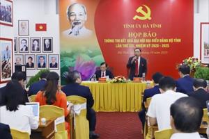 Hà Tĩnh quyết tâm thực hiện thắng lợi Nghị quyết Đại hội Đảng bộ lần thứ XIX