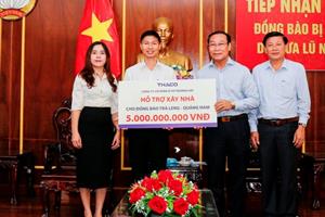 THACO hỗ trợ 8 tỷ đồng cho Quảng Nam, Quảng Ngãi khắc phục bão lũ 