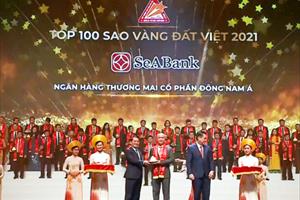SeABank lần thứ 6 nhận giải thưởng Sao Vàng đất Việt 