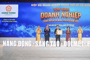Tập đoàn Hưng Thịnh thắng lớn với loạt giải thưởng Doanh nghiệp, Doanh nhân TP.Hồ Chí Minh tiêu biểu năm 2020
