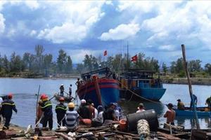 Tàu cá của ngư dân Quảng Nam bị cháy, thiệt hại hơn 300 triệu đồng