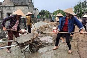 Cẩm Xuyên tăng tốc về đích huyện nông thôn mới