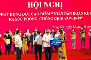 Hòa Phát ủng hộ tỉnh Hưng Yên 10 tỷ đồng phòng chống dịch Covid-19