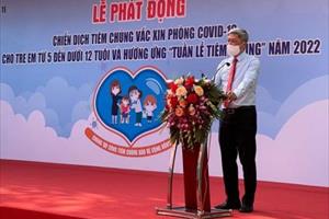 Gần 150 trẻ nhóm 5-11 tuổi đầu tiên được tiêm vaccine Covid-19 tại Quảng Ninh