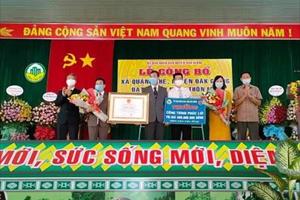 Đắk Nông: Huyện nghèo Đắk G’long có xã nông thôn mới đầu tiên