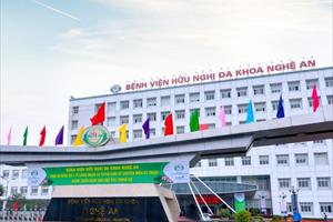 Phong toả 8 khoa và trung tâm của Bệnh viện Hữu Nghị Đa khoa Nghệ An