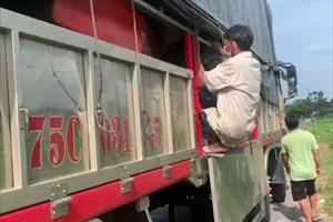 TT - Huế: Phát hiện nhóm người núp trong thùng xe ô tô tải để trốn kiểm soát y tế