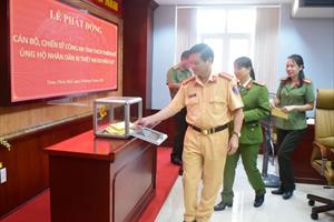 Công an Thừa Thiên - Huế phát động quyên góp ủng hộ đồng bào vùng bão lụt