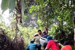 Vượt hơn 20 km đường rừng bị sạt lở, đưa nữ động thai đi cấp cứu