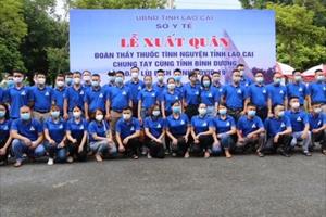 50 thầy thuốc Lào Cai tình nguyện vào Bình Dương chống dịch